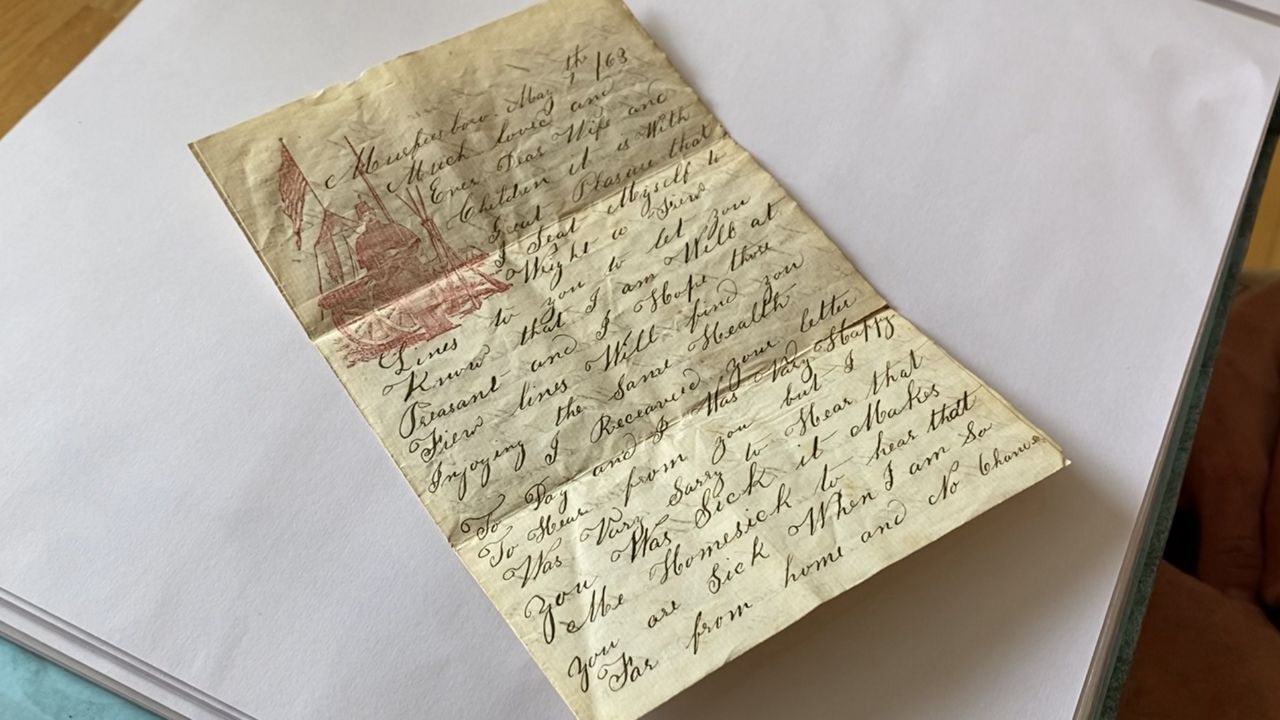 Baldwinsville woman discovers 18 original Civil War letters